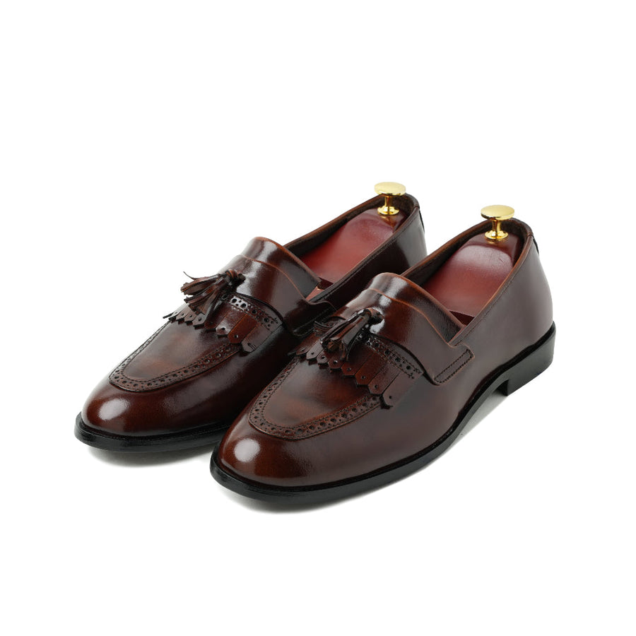 Premium Two-Tone Genuine Leather Shoes For Men