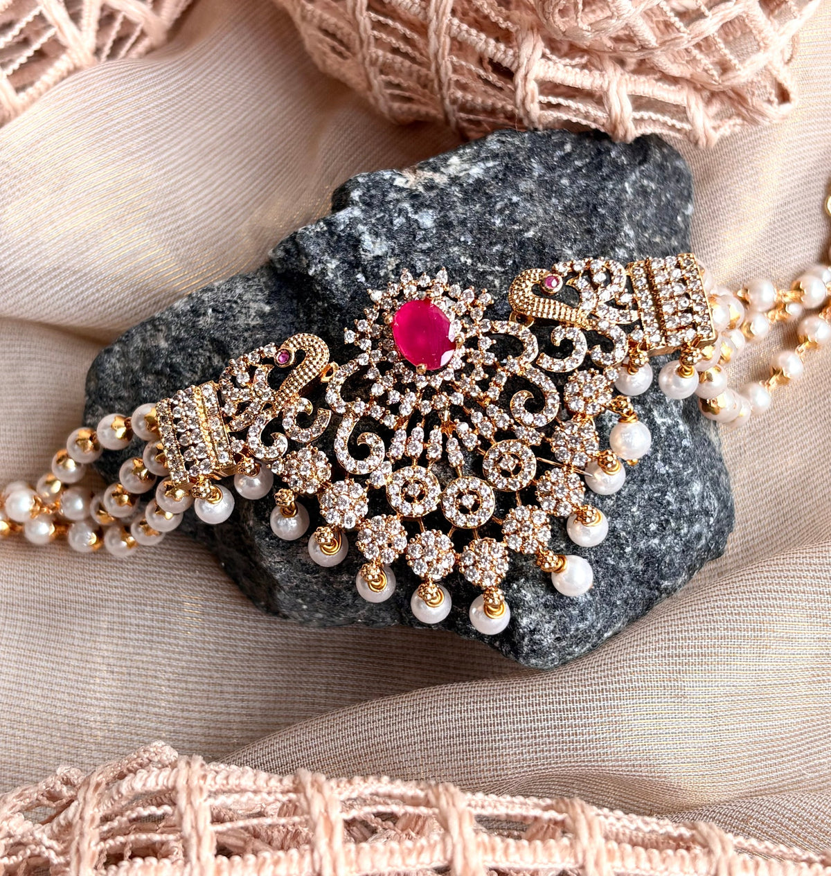Nazakat Royal Statement Choker Set For Women