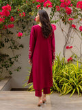 Embroidered 2-Piece Cotton Lawn Outfit For Women