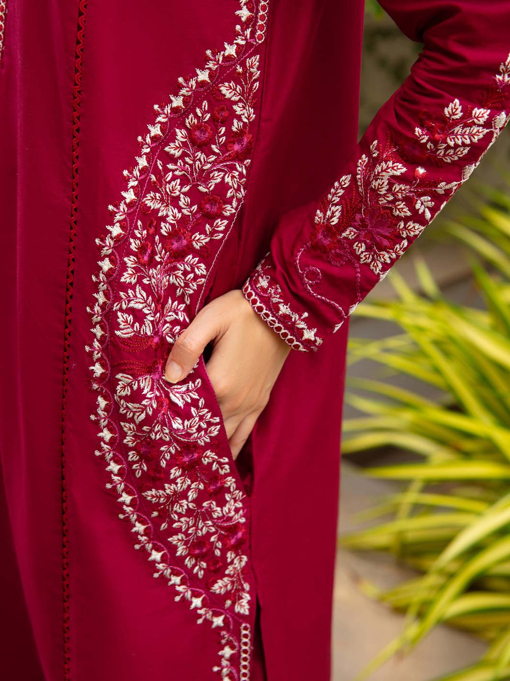 Embroidered Cotton Lawn 2-Piece Suit For Women