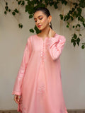 Blush (Pinkish) – Embroidered 2-Piece Cotton Lawn Outfit For Women