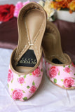 Floral Print Khussa for a Pop of Color For Women