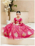 Royal Block Printed Raw Silk Lehenga Choli For Girls