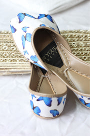Lilac Serenade – Floral Printed Khussa For Women