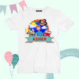 White  Color Customized Name And Printed T-Shirt For Kids / Men / Women