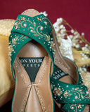 Floral Breeze Peshawari Khussa For Women
