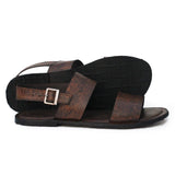 Brown Leather Sandals For Men