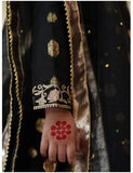 Elegant Banarsi Organza Maxi with Sitara Net Dupatta For Girls