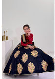 Elegant Embroidered Chiffon Lehenga Choli with Net Dupatta For Girls