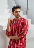 Red Chanderi Kurta Pajama – Stylish & Elegant For Men