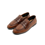 Premium Two-Tone Leather Shoes with Signature Le Sole Branding for Men