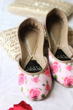 Floral Print Khussa for a Pop of Color For Women