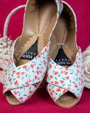 Floral Breeze Soft Print Khussa For Women