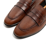 Premium Two-Tone Leather Shoes with Signature Le Sole Branding for Men