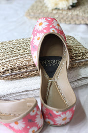 Jasmine Whisper – Floral Printed Khussa For Women