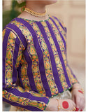 Elegant Embroidered Raw Silk Lehenga Choli with Sitara Dupatta For Girls