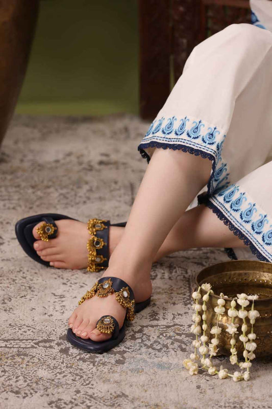 Nauratan Luxury Handcrafted Festive Kolhapuri For Women