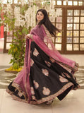 Elegant Block Printed Raw Silk Lehenga Choli with Dupatta For Women
