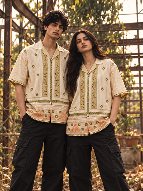 Urdu Poetry Pure Lawn Unisex Shirt For Unisex