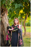 Black Luxury Soft Silk 2-Piece Suit with Dupatta For Women