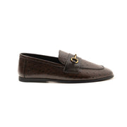 Premium Ostrich Print Leather Shoes for Men