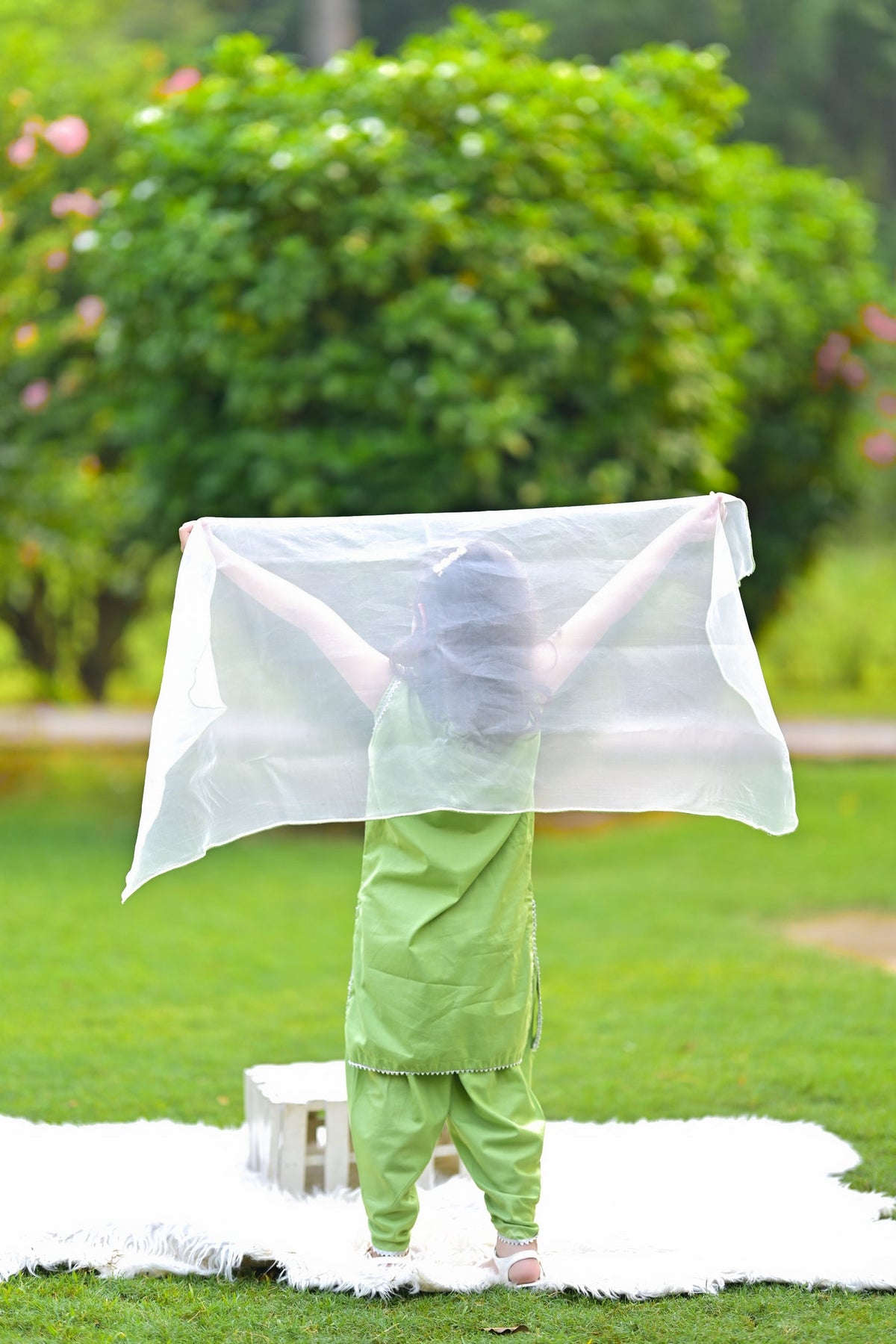 14th August Handworked 3-Piece Lawn Suit For Girls