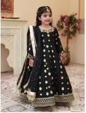 Elegant Banarsi Organza Maxi with Sitara Net Dupatta For Girls
