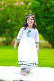 14th August Handworked Lawn 3-Piece Farshi Salwar Suit For Girls