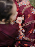 Royal Block Printed Raw Silk Lehenga Choli For Girls