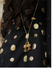 Elegant Banarsi Organza Maxi with Sitara Net Dupatta For Girls