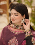 Elegant Block Printed Raw Silk Lehenga Choli with Dupatta For Women