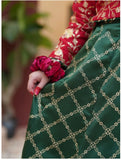 Royal Embroidered Raw Silk Lehenga Choli with Sitara Dupatta For Girls
