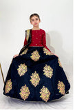 Elegant Embroidered Chiffon Lehenga Choli with Net Dupatta For Girls