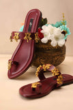 Nauratan Luxury Handcrafted Festive Kolhapuri For Women