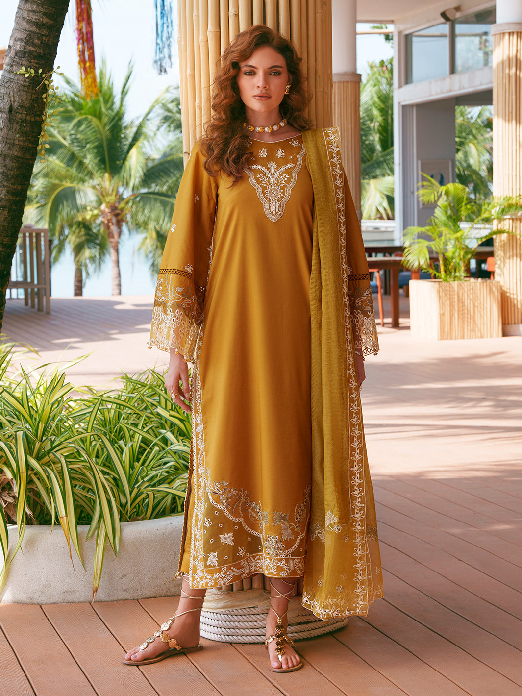 AYLIN – Luxury Embroidered Lawn Suit For Women