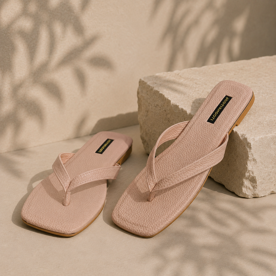 Barely Blush Nude Faux Leather For Women