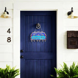 Customized Blue Truck Art Name Plate