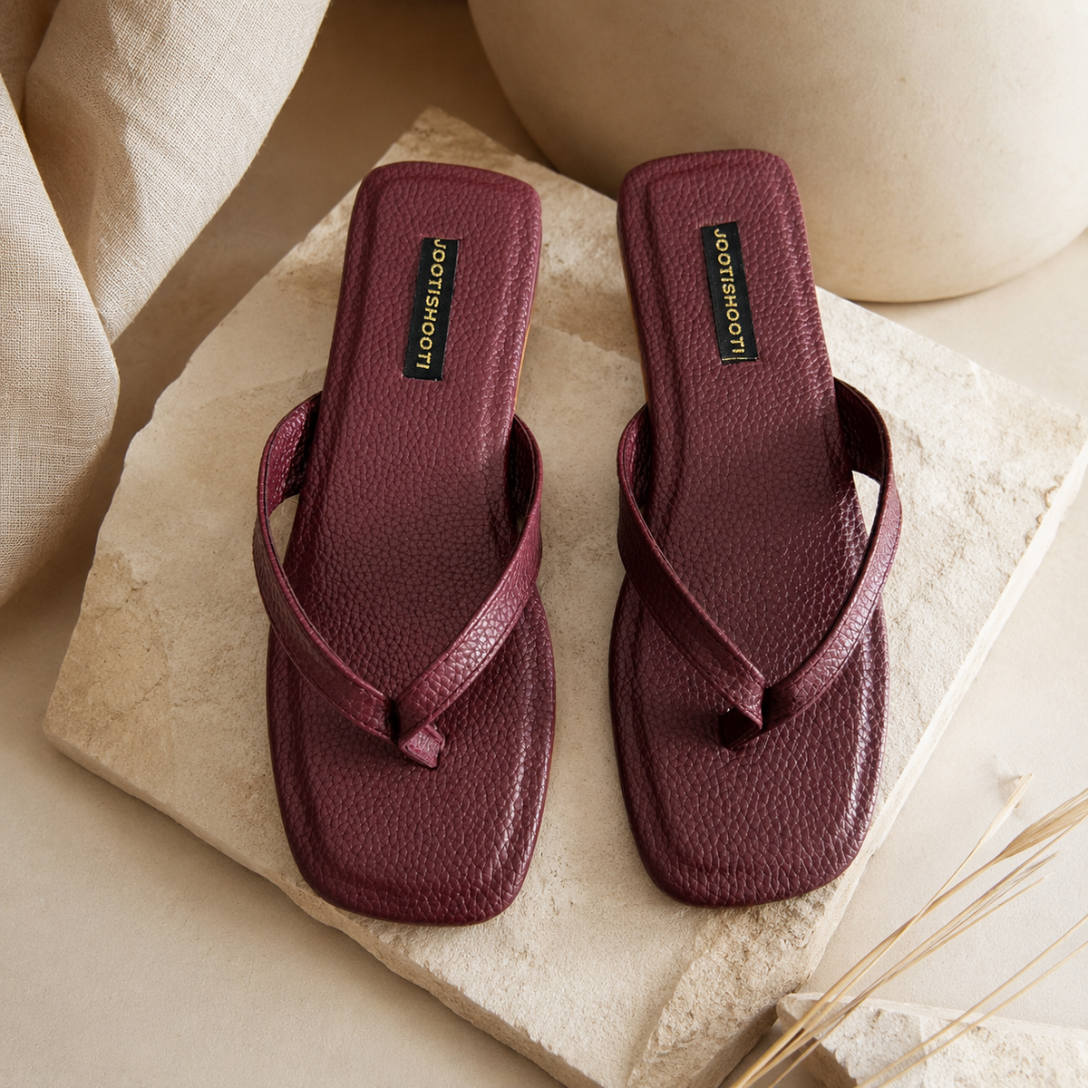 Bordeaux Bay Burgundy Faux Leather For Women