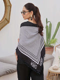 Palestine Shoulder Scarf with Lace – Elegant & Lightweight For Women