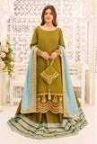 Nazneen Long Silk Shirt with Lehenga & Chiffon Dupatta For Women
