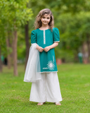 14th August Mirror Embroidered Lawn 3-Piece Suit For Girls