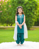 14th August Handworked Lawn 3-Piece Farshi Salwar Suit For Girls