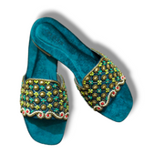 Teal Elegance – Exclusive Handcrafted Pair For Women