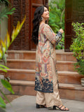 Rukhsaar – Beige 2-Piece Digital Printed Doria Lawn Suit For Women