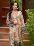 Rukhsaar – Beige 2-Piece Digital Printed Doria Lawn Suit For Women