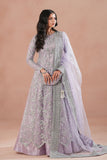 Lilac Luxe Embroidered Net Maxi For Women