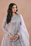 Lilac Luxe Embroidered Net Maxi For Women