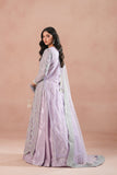 Lilac Luxe Embroidered Net Maxi For Women