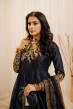 Mehtab Royal Navy Blue Tilla Maxi For Women