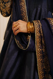 Mehtab Royal Navy Blue Tilla Maxi For Women